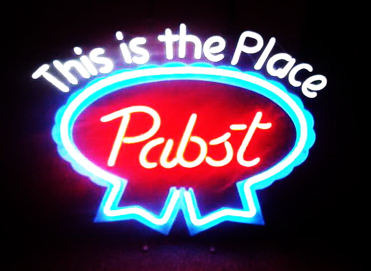 This Is Place Pabst Neon Sign